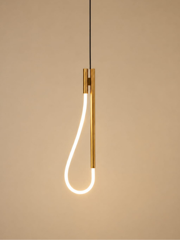 Abazhur Led — ngjyra Gold, material Metal