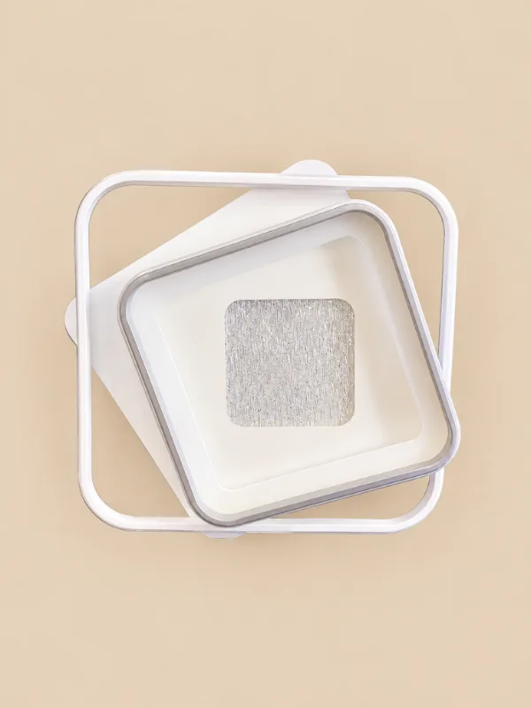 Abazhur Tavanor Led — ngjyra Bardhë-Gri, material Metal