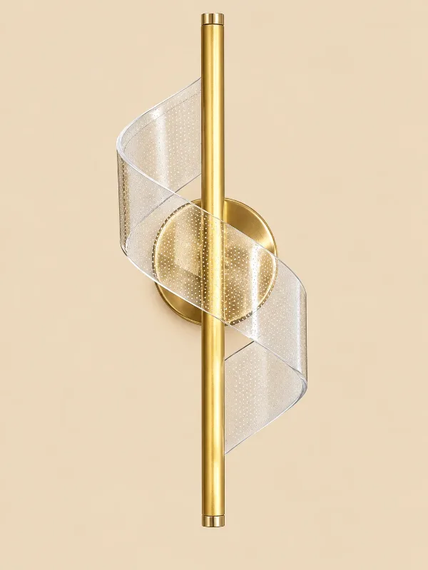 Bracetë Murale Led Me Tre Nivele Ndricimi — Braceta Murale, ngjyra Gold, material Metal