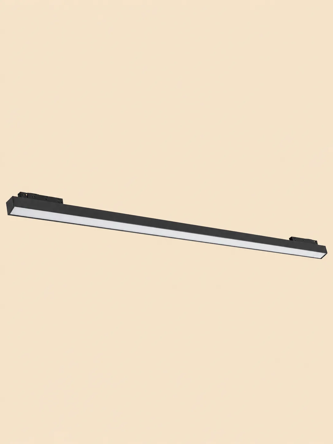 Spot Linear Led Me Një Nivel Ndriçimi Për Shina Magnetike — Spote Led Për Shina Magnetike, ngjyra E zezë, material Metal